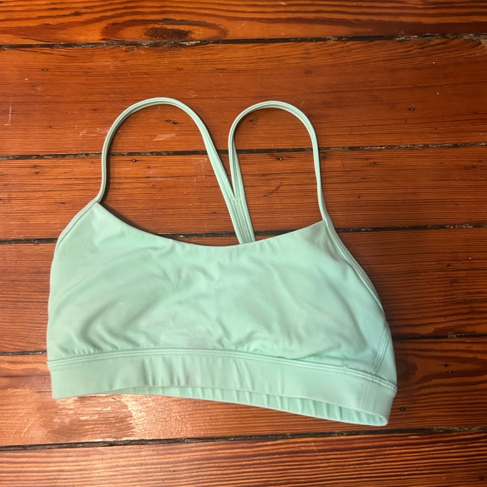 Lululemon Mint Green Flow Y Bra